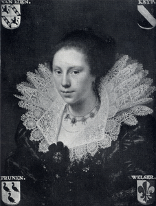 106176 Portret van Jacomina van Eden, geboren 1594, echtgenote van Johan van Reede van Renswoude, overleden 1671. ...